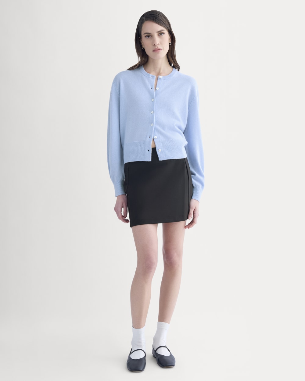 Ponte Mini Skirt | Black