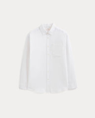 Lightweight Oversized Oxford | White