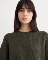 The Cocoon Crew in Wool Cashmere | Heather Beech