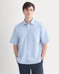 Lightweight Short-Sleeve Oxford | Light Blue