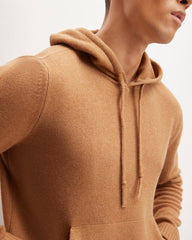 The Felted Merino Hoodie | Deep Camel