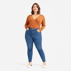 The Authentic Stretch High-Rise Skinny | Mid Blue | 28.5" Inseam