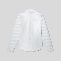 The Classic Oxford Shirt | Canvas / Mauve / Chocolate | Tall