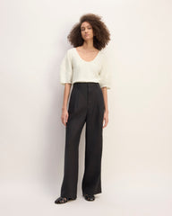 The Scoop Top in Linen | Bone