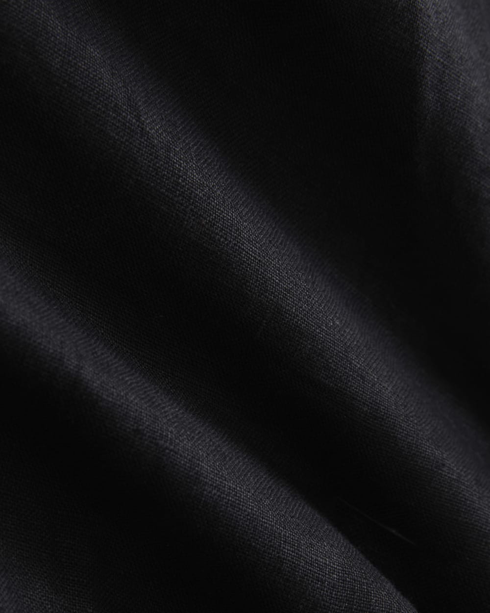 Flowy Short in Linen | Black