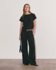 The Crinkle Top | Black