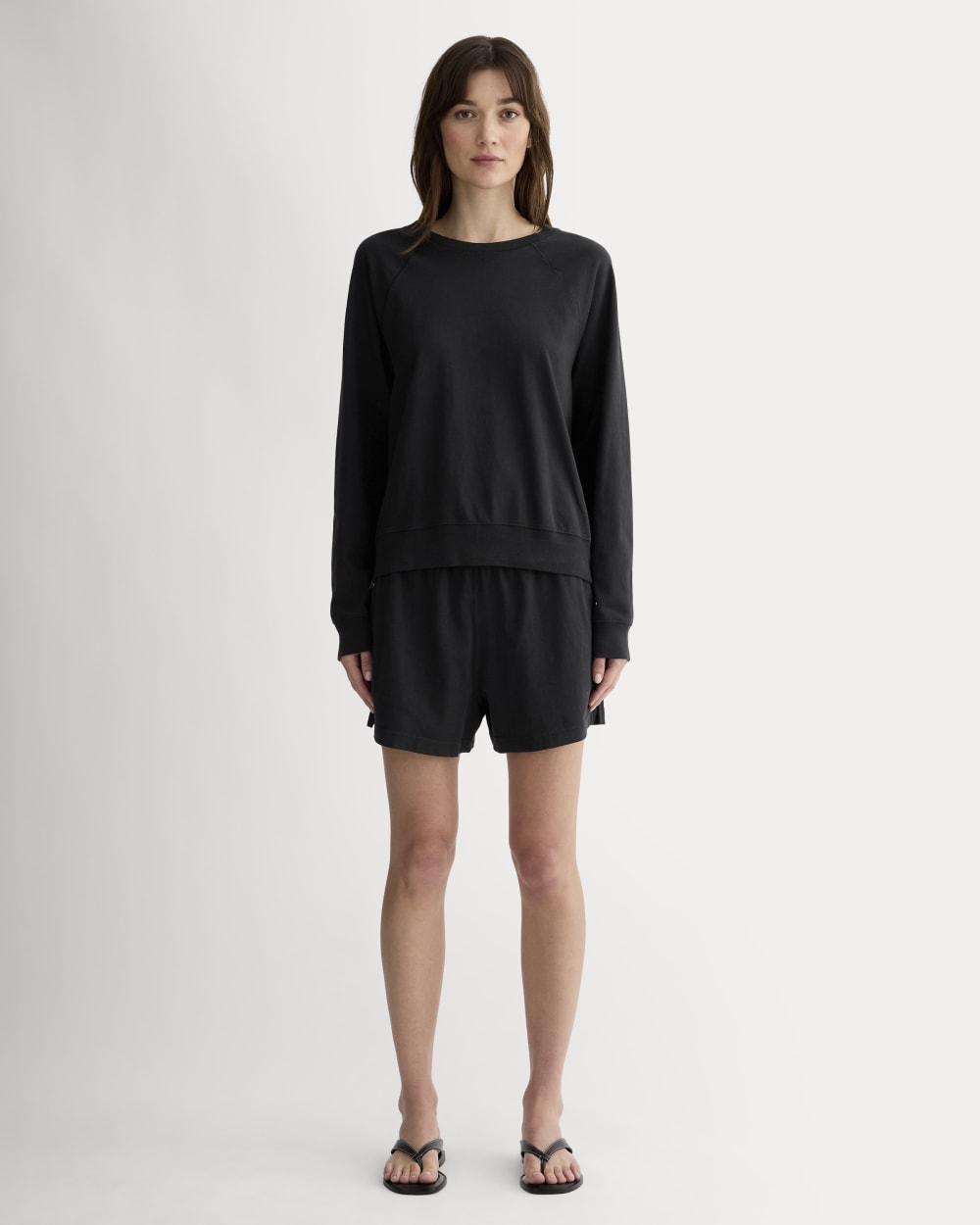 The Off-Duty Long-Sleeve Tee | Black