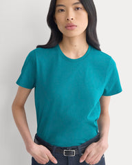 The Slim Crew in Essential Cotton | Everglade