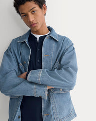 Relaxed Denim Barn Jacket | Robbins Indigo