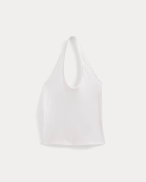 Halter Tank | White