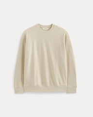 Twill Terry Jacquard Crew Sweatshirt | Peyote