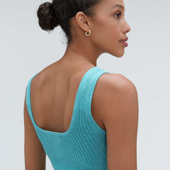 The Cotton-Merino Cami | Deep Turquoise