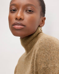 The Cozy Stretch Turtleneck Dress | Heathered Toasted Coconut