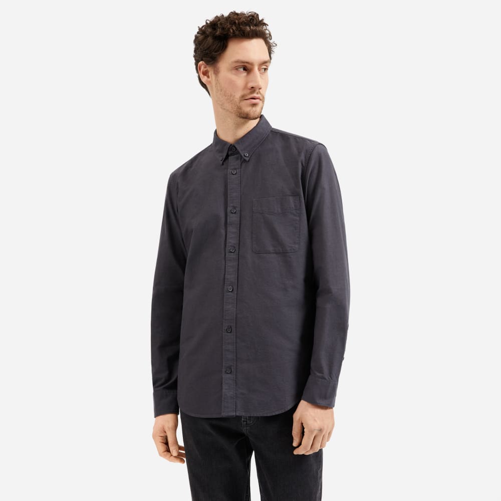 The Slim-Fit Japanese Oxford | Slate Grey | Regular
