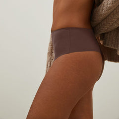 The Invisible High-Rise Thong | Dark Tan