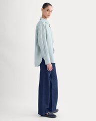 Everyday Shirt in Silky Cotton | Gray Mist