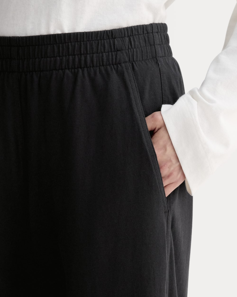 The Off-Duty Barrel Pant | Black