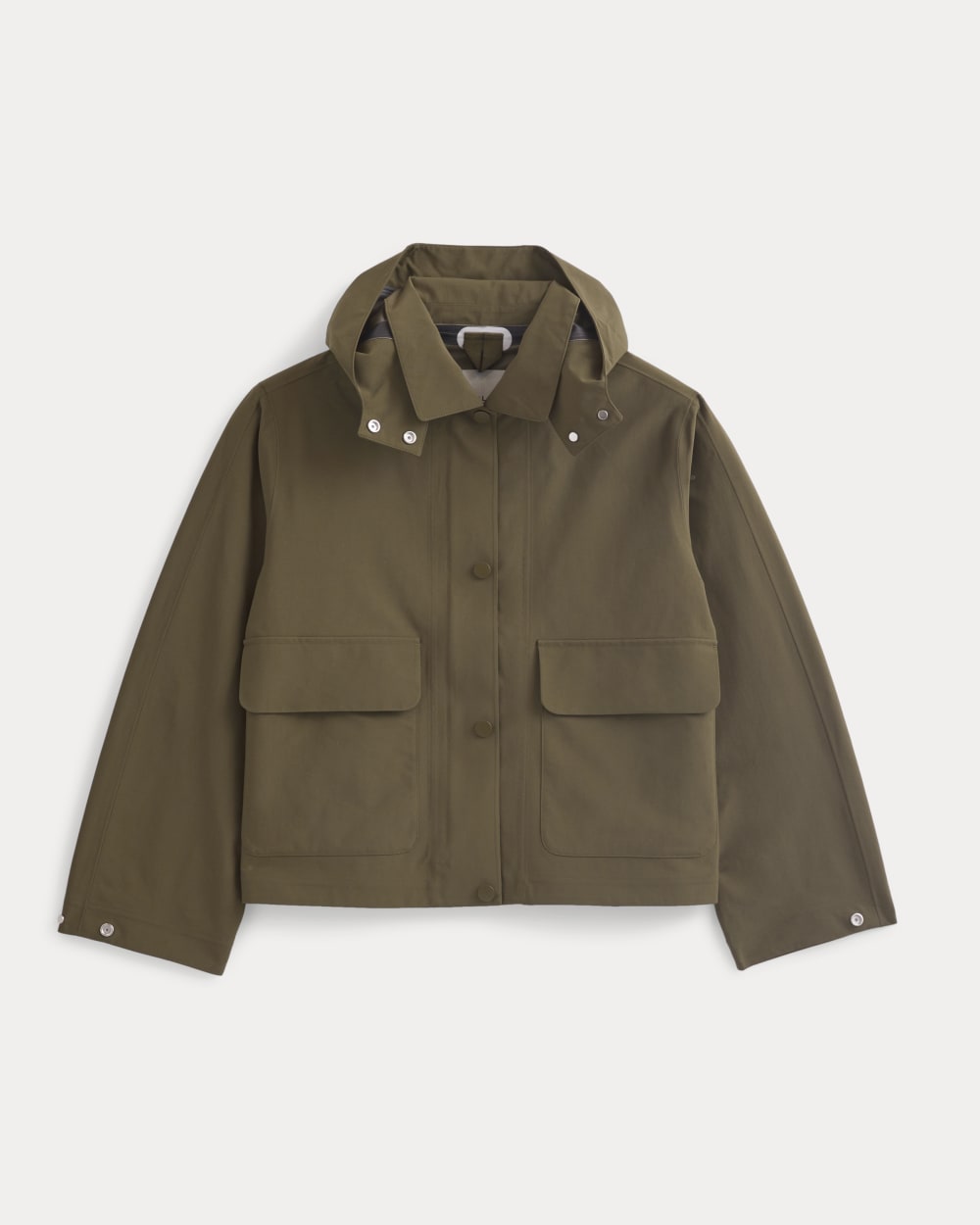 Re:Cycled Nylon Barrel Jacket | Beech