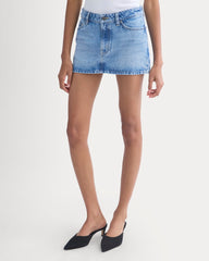 Everlane x Elena Bonvicini Thalia Mini Skirt | Crystal Cove Indigo