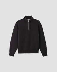 The ReTrack Fleece Half-Zip | Black