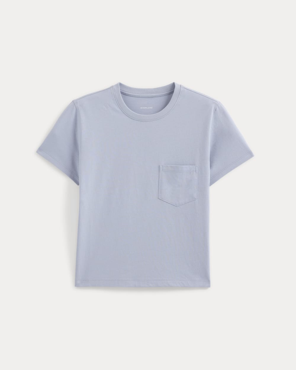 The Box-Cut Tee in Essential Cotton | Aleutian | Pocket
