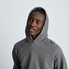 The Track Hoodie | Dark Heather Grey