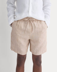 Linen Easy Short | Cornstalk Chambray