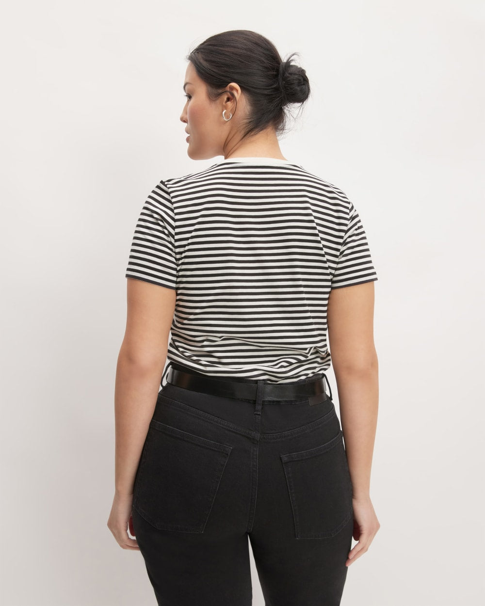The Organic Cotton Crew Tee | Black / Bone