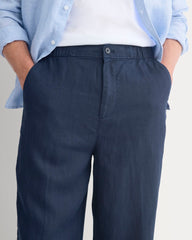 Linen Easy Pant 2.0 | Navy
