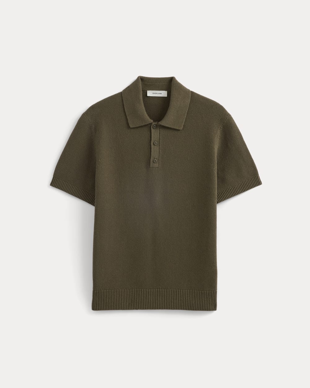 Seed Stitch Polo | Beech