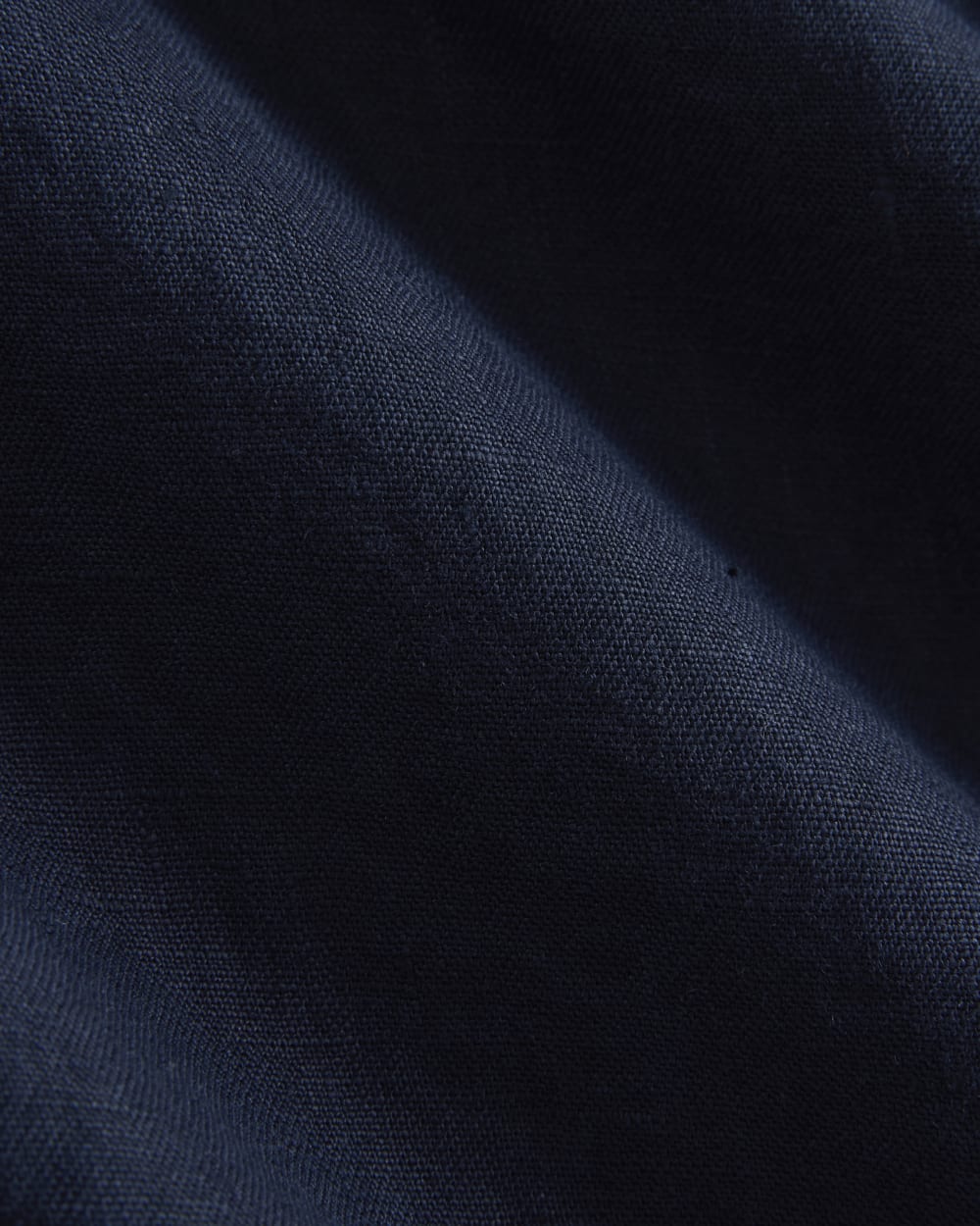 Popover Shirt in Linen | Navy