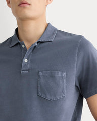 The Essential Organic Garment-Dyed Polo | Navy