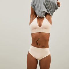 The Invisible High-Rise Thong | Light Tan