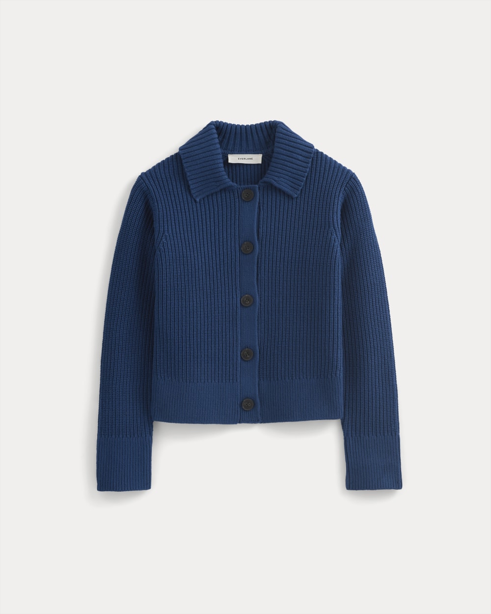 Shrunken Cardigan in Everyday Cotton | Estate Blue
