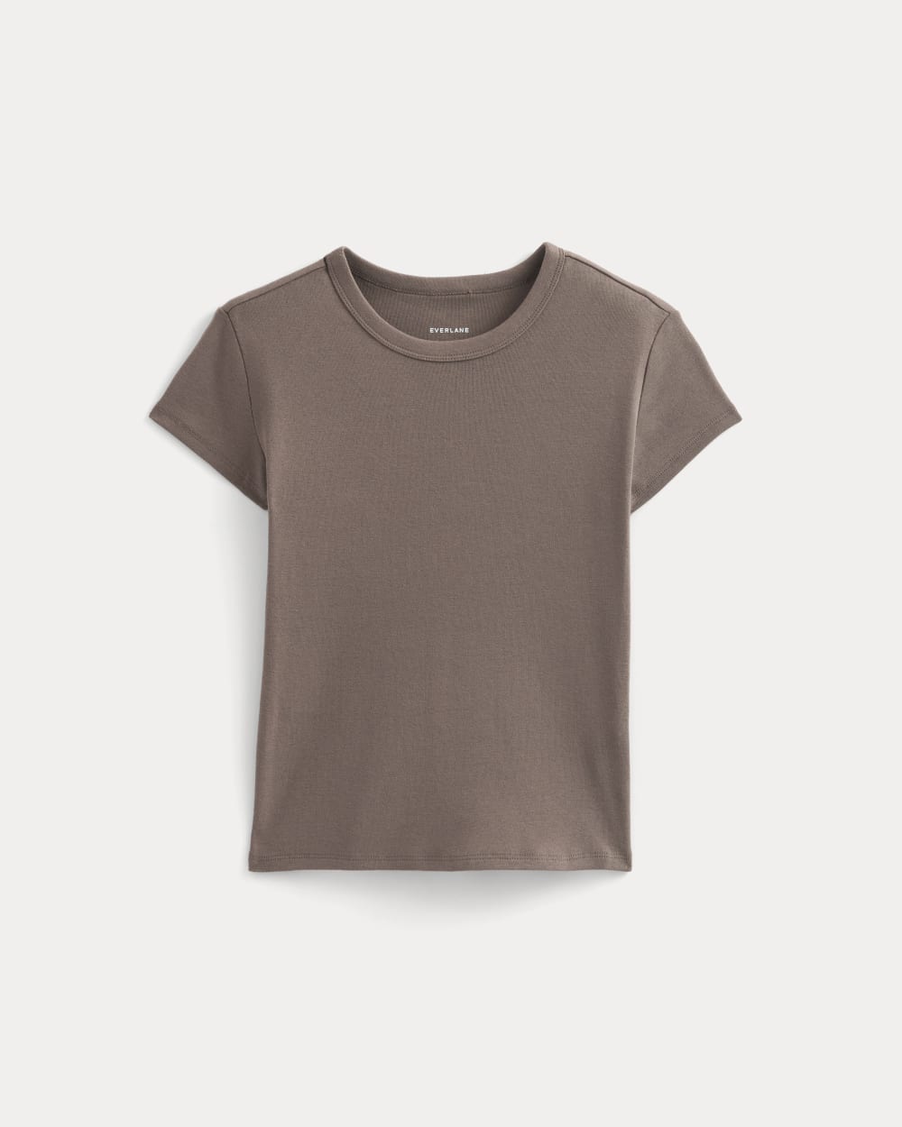 RetroSoft Cotton Crew | Deep Taupe