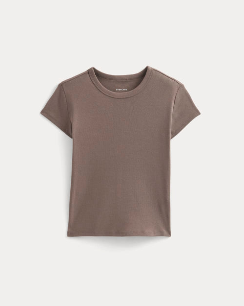 RetroSoft Cotton Crew | Deep Taupe