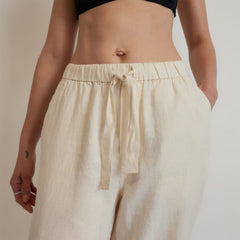 The Linen Pull-On Barrel Pant | Canvas