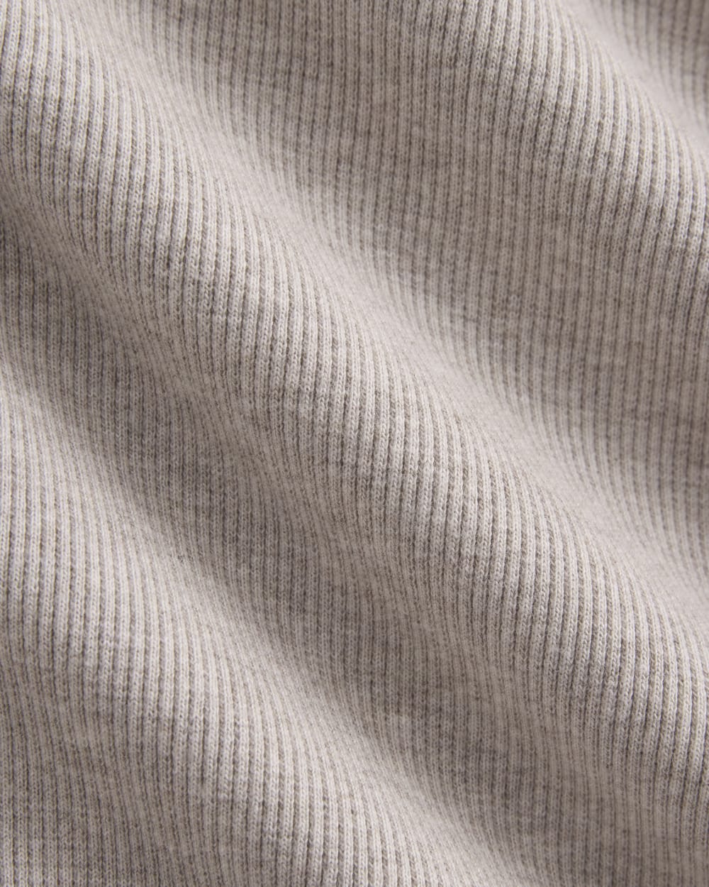 Vintage Rib Henley | Heathered Oatmeal