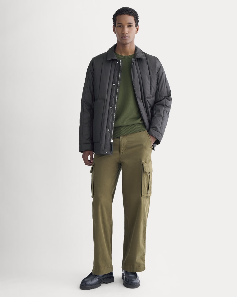 90s Baggy Cargo Pant | Olive