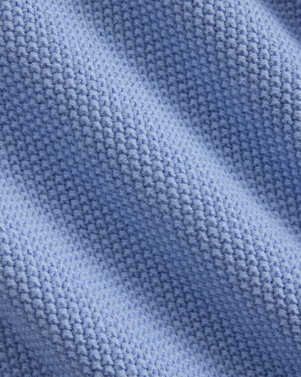 Seed Stitch Polo | Open Air Blue