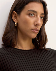 The Cotton Rib Crew | Black