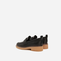 The Gum Sole Penny Loafer | Black