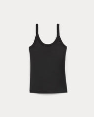 Soft Stretch U-Neck Tank | Black