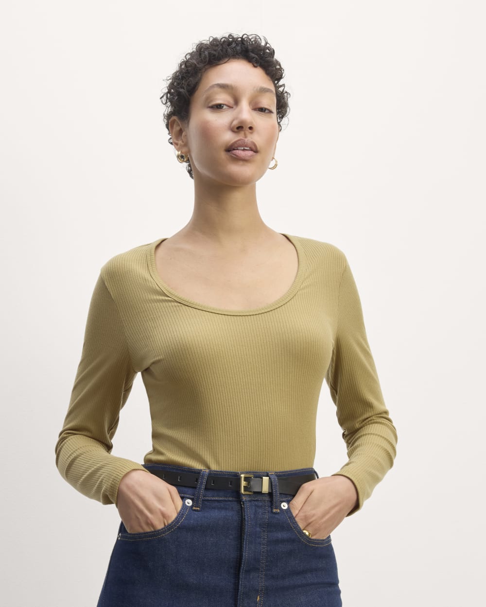 The Shimmy Long-Sleeve Tee | Fennel Seed