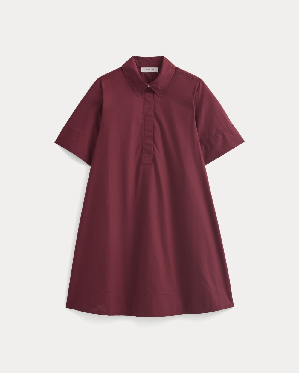 Popover Mini Shirtrdress in Ultrasoft Cotton | Pomegranate