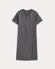Weekend Tee Midi Dress | Charcoal Grey