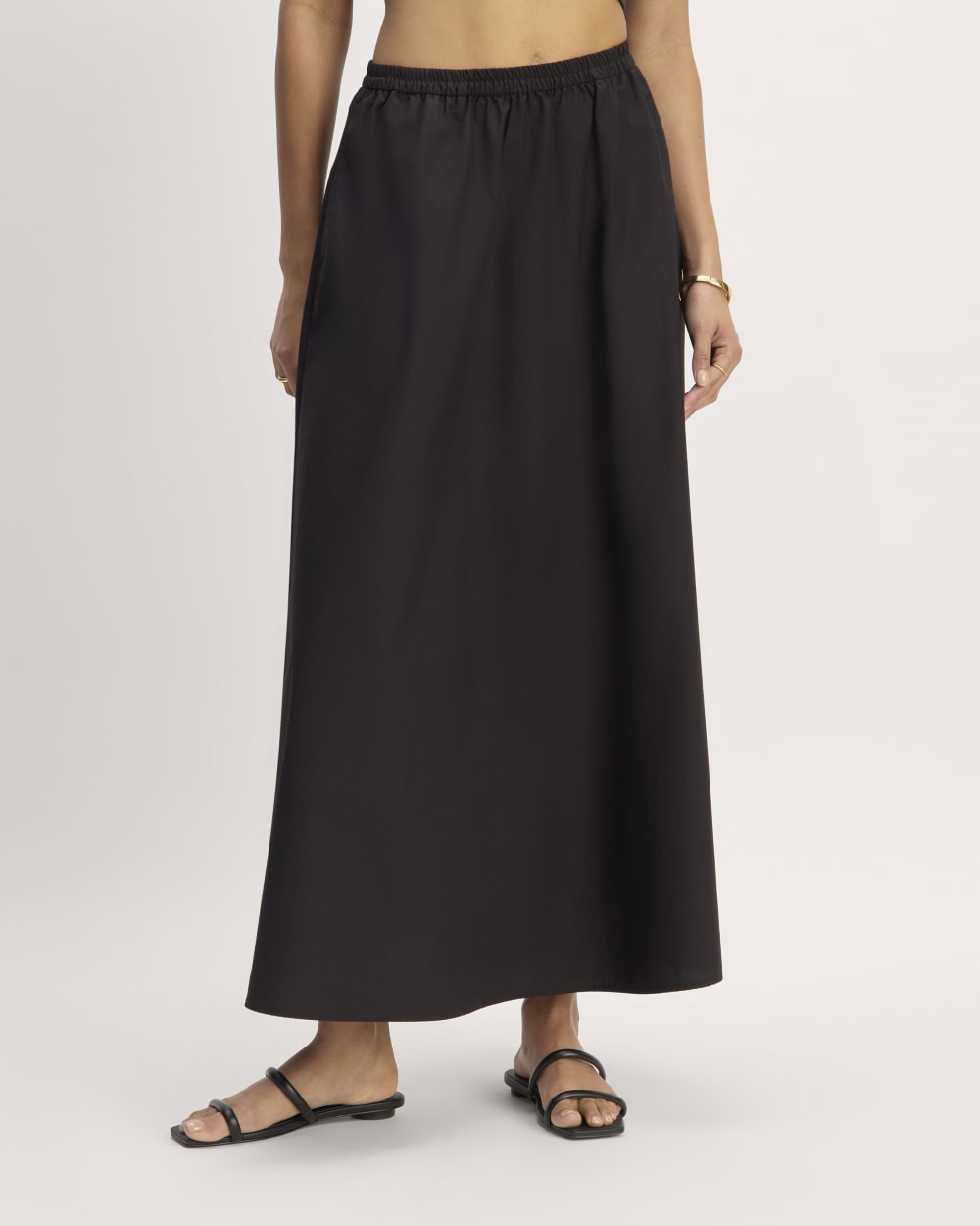 The Supima® Pull-On Maxi Skirt | Black
