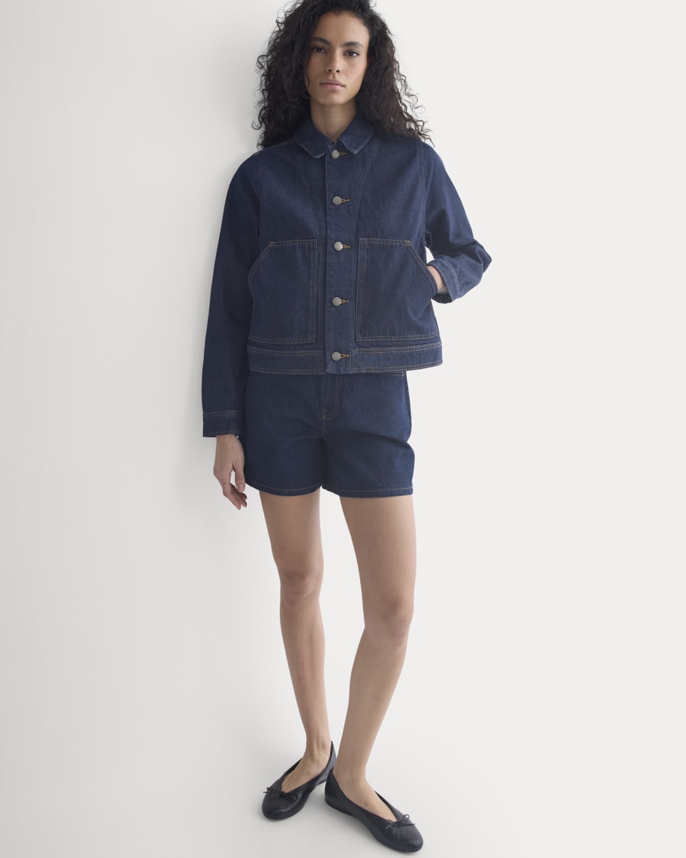 Denim Chore Jacket | Dark Indigo