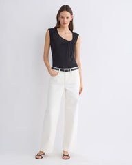 Asymmetrical Top in Butterluxe | Black