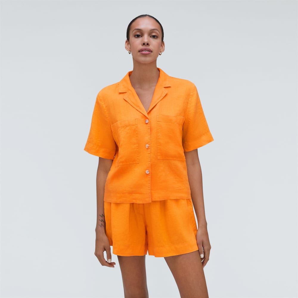 The Linen Workwear Shirt | Turmeric